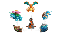 LEGO Pokémon Venusaur, Charizard en Blastoise 72153