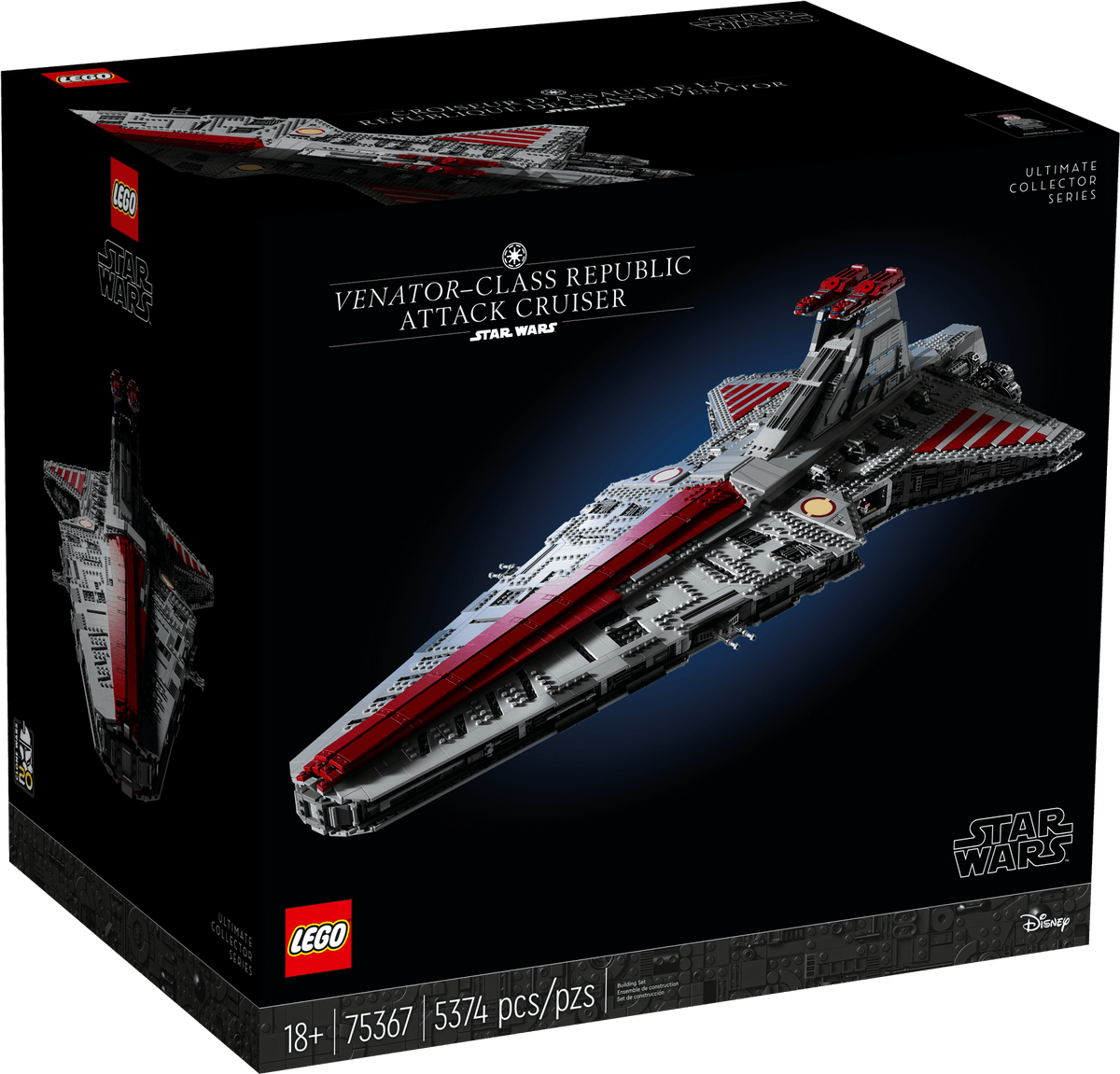 LEGO Star Wars Venator Class Republic Attack Cruiser 75367