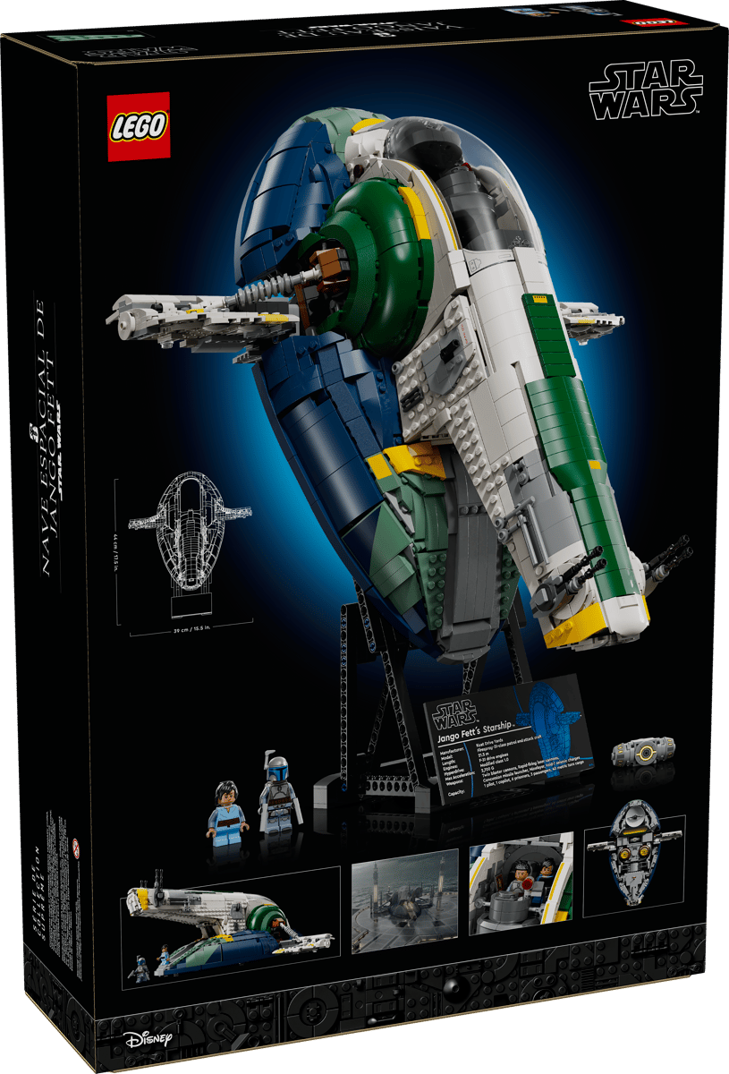 Lego Star Wars Jango Fetts Firespray-class ruimteschip 75409